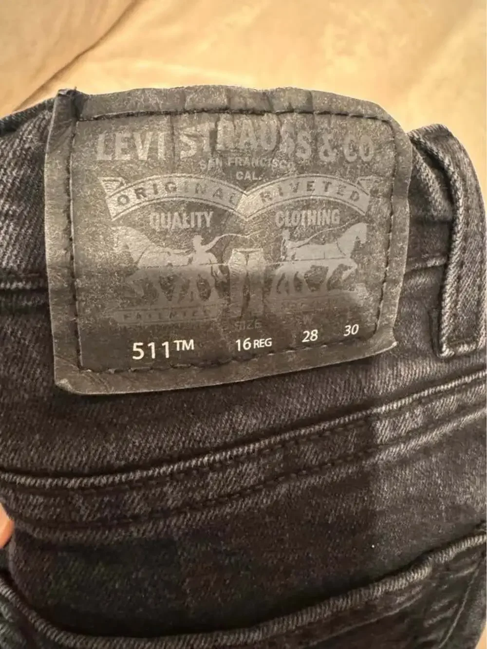 Levi's 511 Slim Jeans Boys 16 Men’s 28x30
